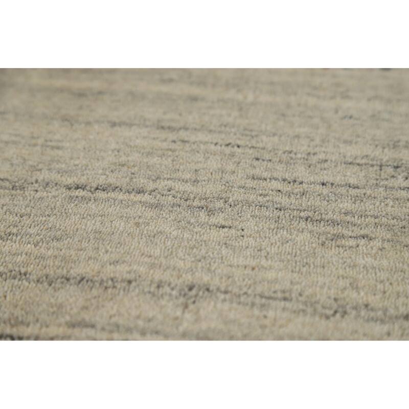 Hand Knotted Oriental 100% Wool Carpet Tribal Animal Pictorial Beige & Ivories Gabbeh Area Rug - 7' 9'' X 5' 1''