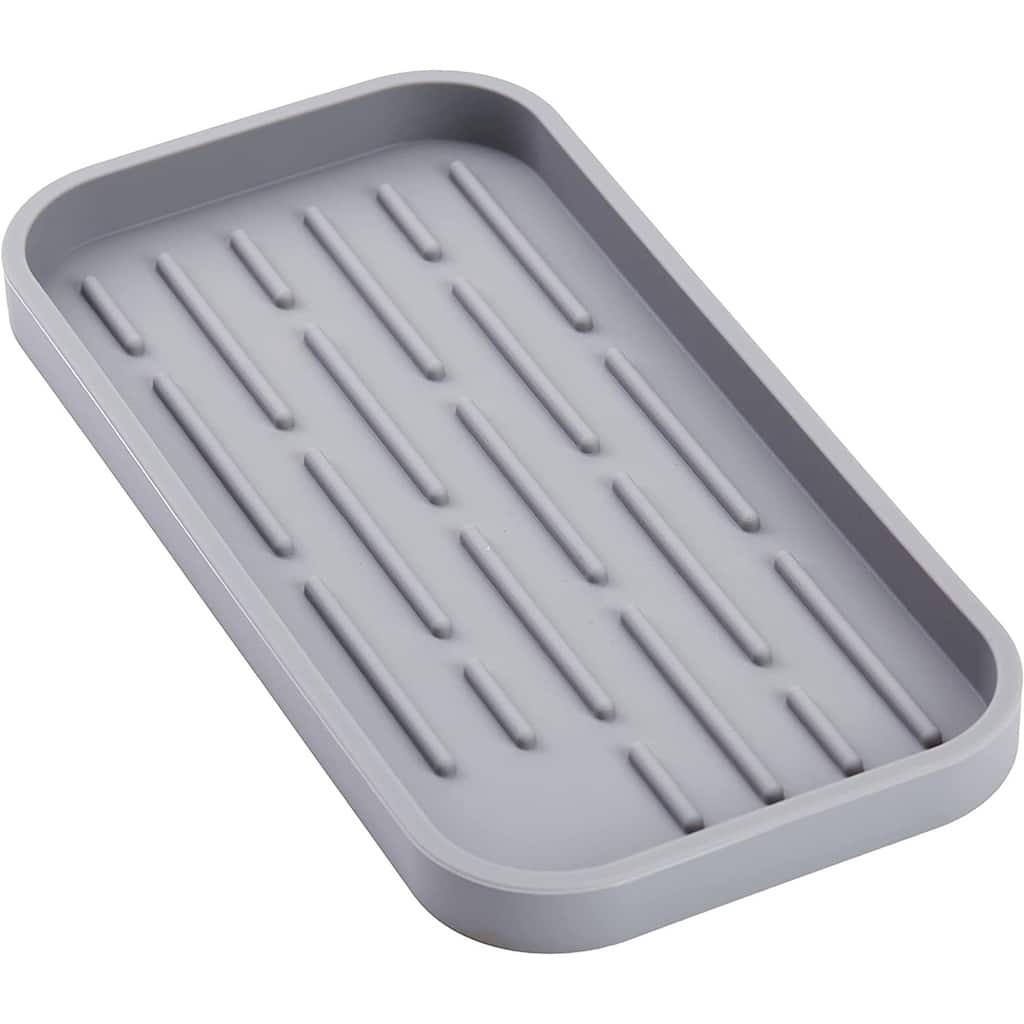 Cheer Collection Silicone Soap and Sponge Holder