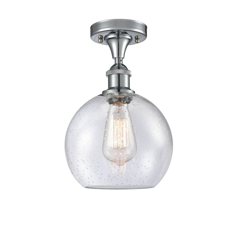 Innovations Lighting Ballston Athens - 1 Light 8" Semi-Flush Mount
