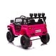 preview thumbnail 9 of 26, 24V 4WD Kids Ride On Truck, 2 Seater with Remote Control, Metal Suspension, Music, LED Lights, Off-Road Toy