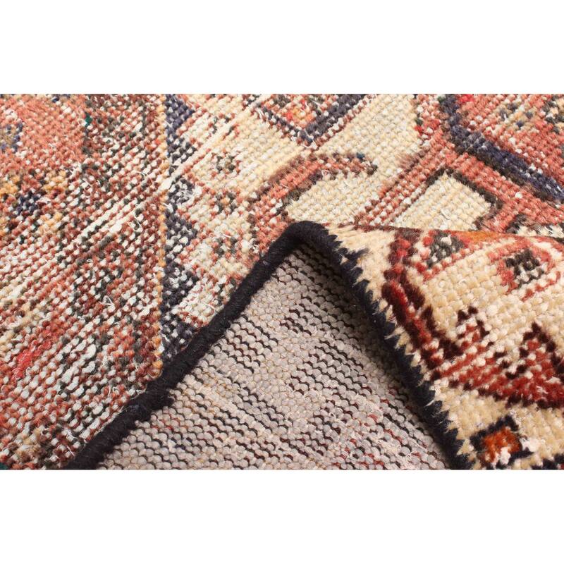 ECARPETGALLERY Hand-knotted Antalya Vintage Red Wool Rug - 4'1 x 6'4