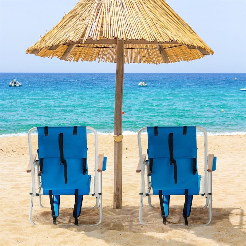 2PFCS Folding Beach Chairs