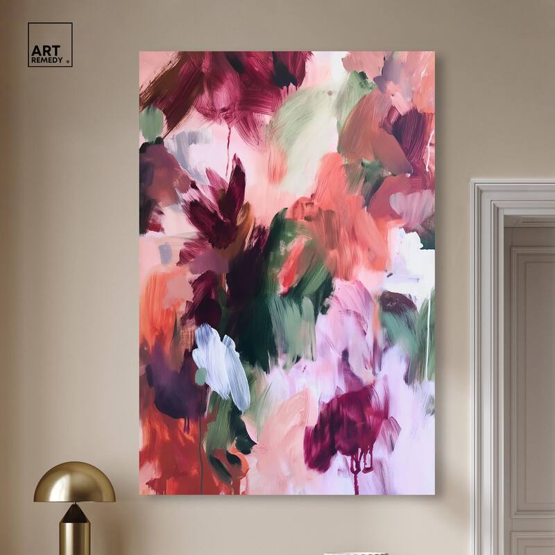 Adelas Garden II Canvas by Art Remedy, Gallery Wrapped
