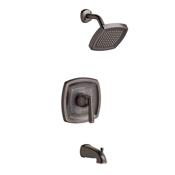American Standard T018.502 Edgemere Tub and Shower Trim Package with 2.5 GPM Single Function Shower Head