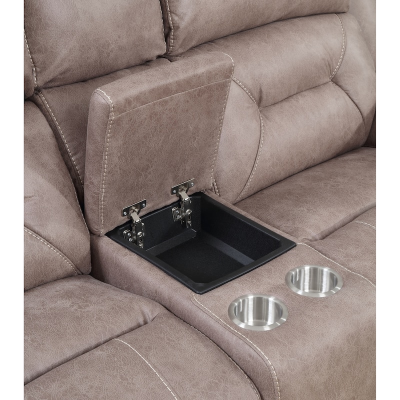 Steve Silver Asbury Power Reclining Loveseat with Console