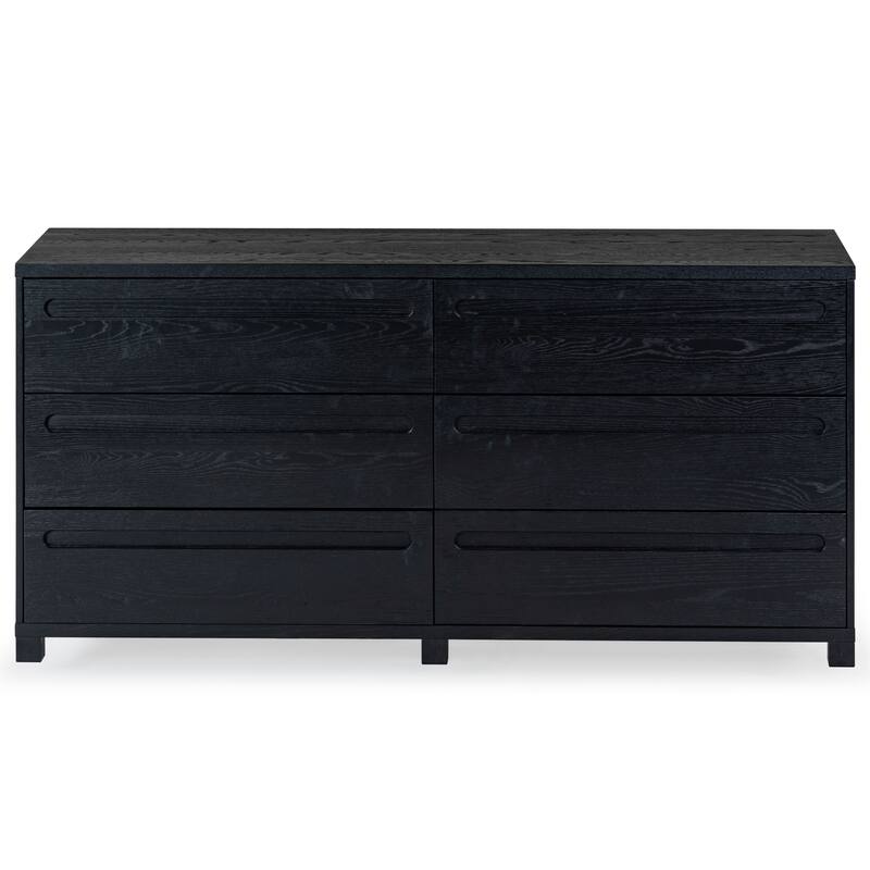 SAFAVIEH Couture Tobiette 6 Drawer Wood Dresser