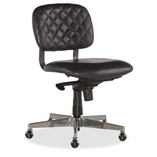 Hooker Furniture Ec561 096 Romeo 20 1 2 Wide Leather Office Chair With Pneumatic Lift Memento Medal