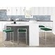 preview thumbnail 23 of 51, Silver Orchid Forrest Stackable Stainless Steel Bar Stool (Set of 2) - N/A