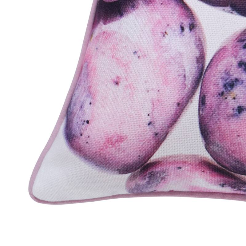 StyleCraft Norman Wyatt Home - Pebble Stone Print Pillow - Pink