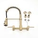 preview thumbnail 13 of 27, Dornberg Wall Mounted Pull Down Bridge Kitchen Faucet
