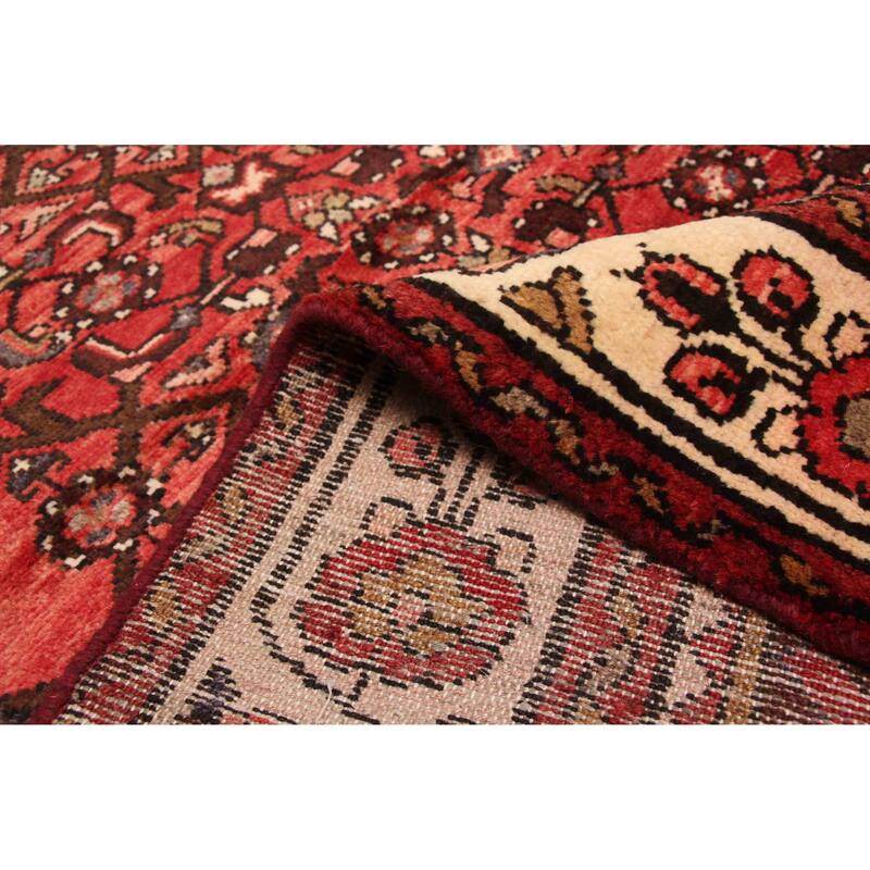 ECARPETGALLERY Hand-knotted Andelz Red Wool Rug - 3'7 x 9'8