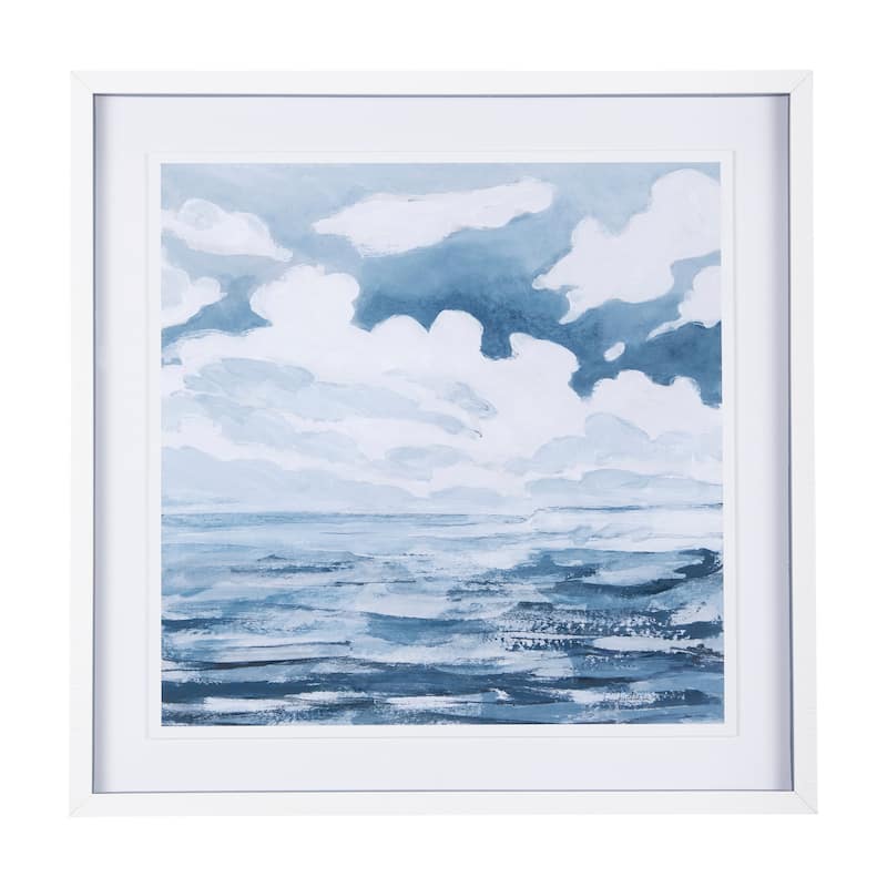 Clouds and Sea I Framed Art Print