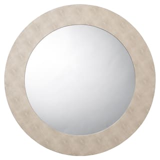 Alden Decor Cleo Shagreen Round Mirror
