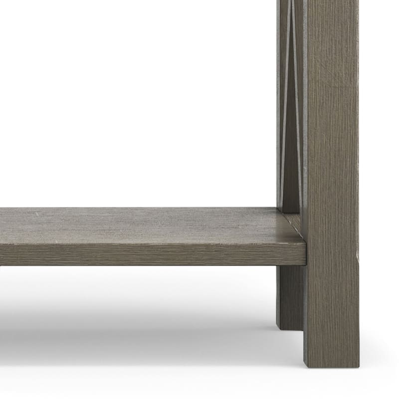 WYNDENHALL Waterloo SOLID WOOD 47 inch Wide Contemporary Console Sofa Table - 47.4 Inches wide