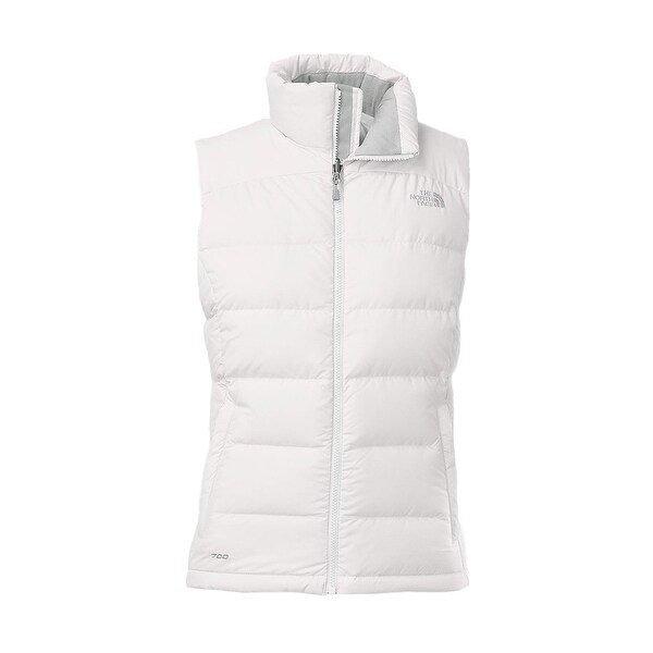 north face vest womens white