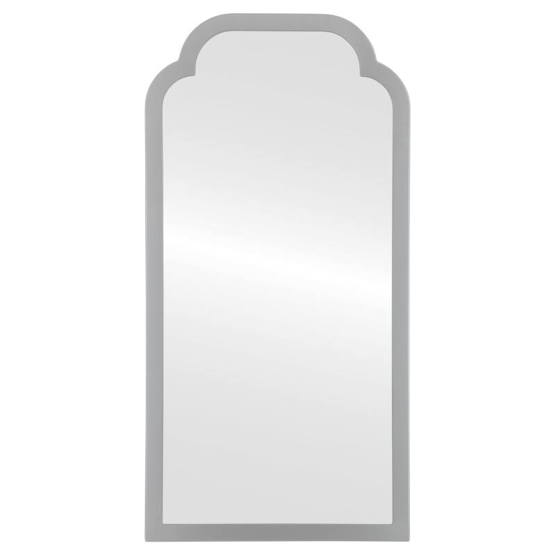 Tyler Framed Full Length Mirror - Clover Cathedral - 23.4x47.4 - Silver