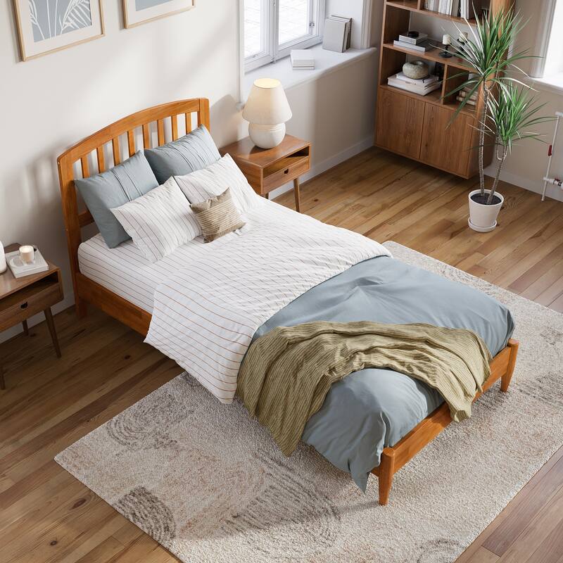 Quincy Solid Wood Low Profile Platform Bed