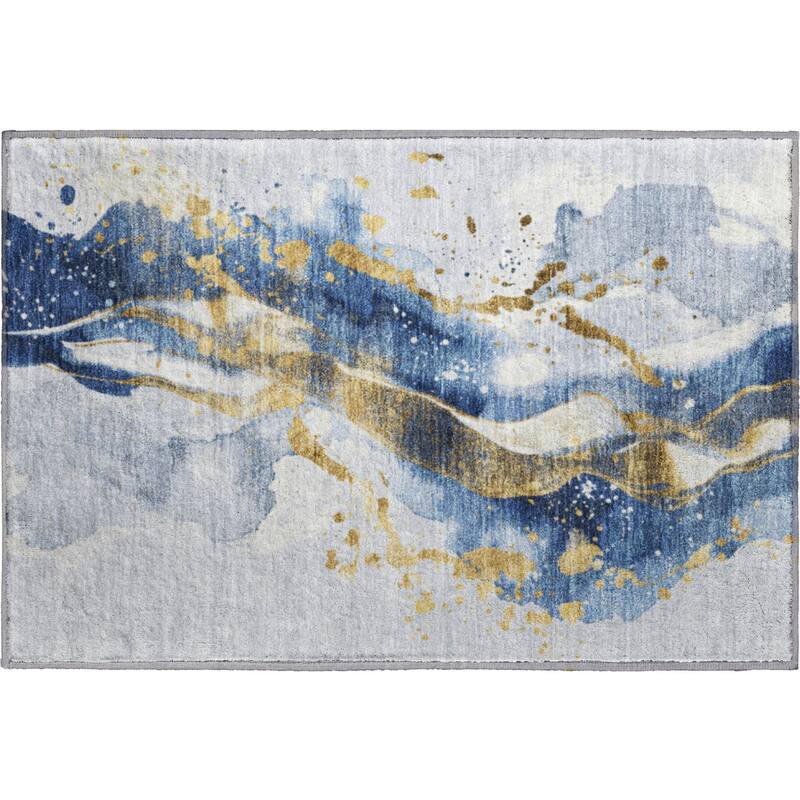 Premium Washable Super Soft Abstract Glam Mayfield Rug