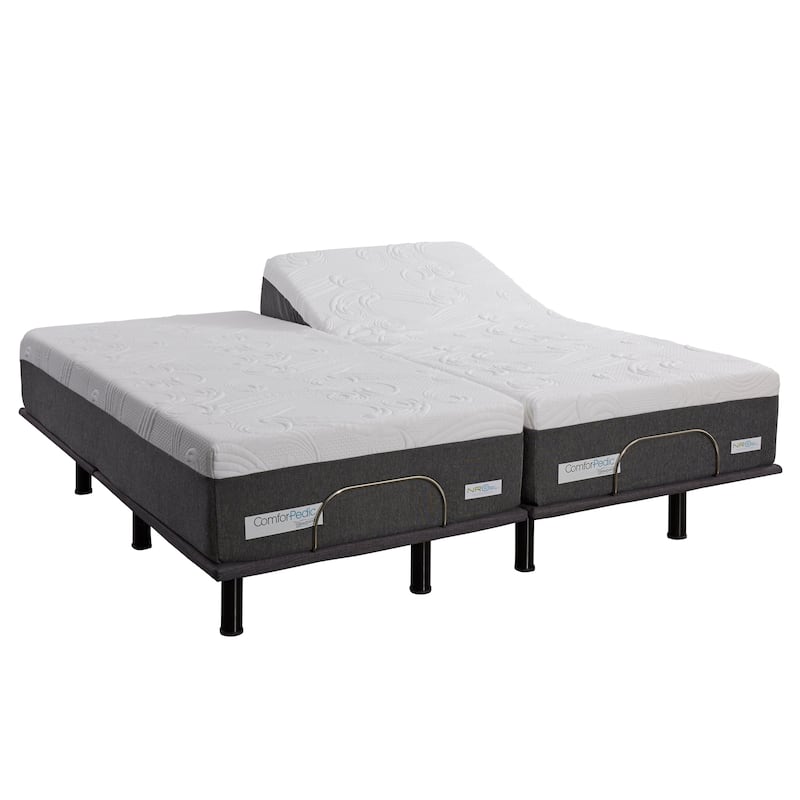 ComforPedic from BeautyRest 14-inch Mattress and Adjustable Bed Set