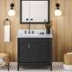 Option Black / White Carrara