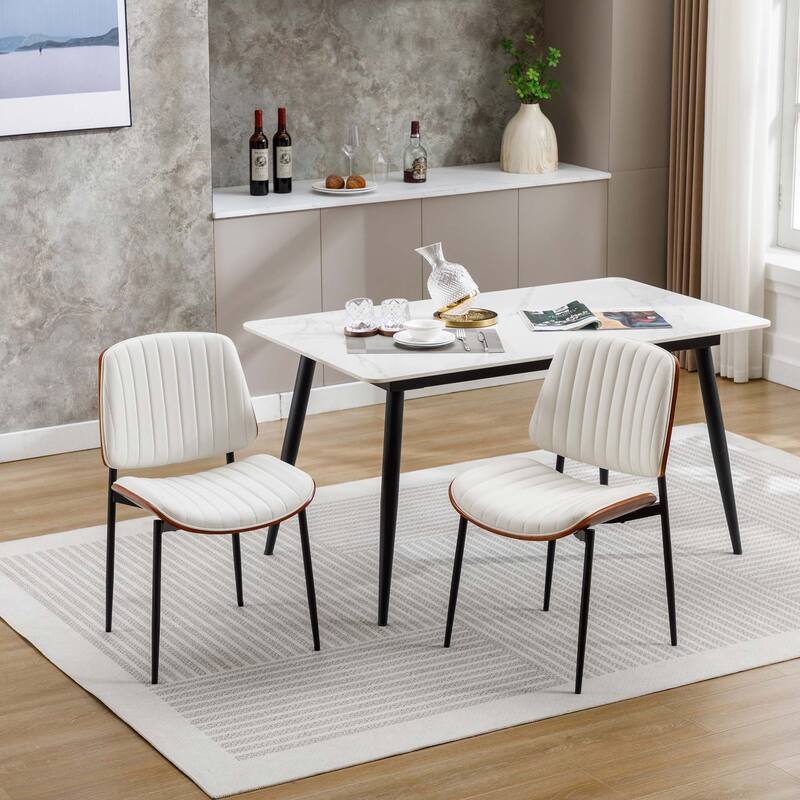 Mid Century Dining Chairs, Set of 2