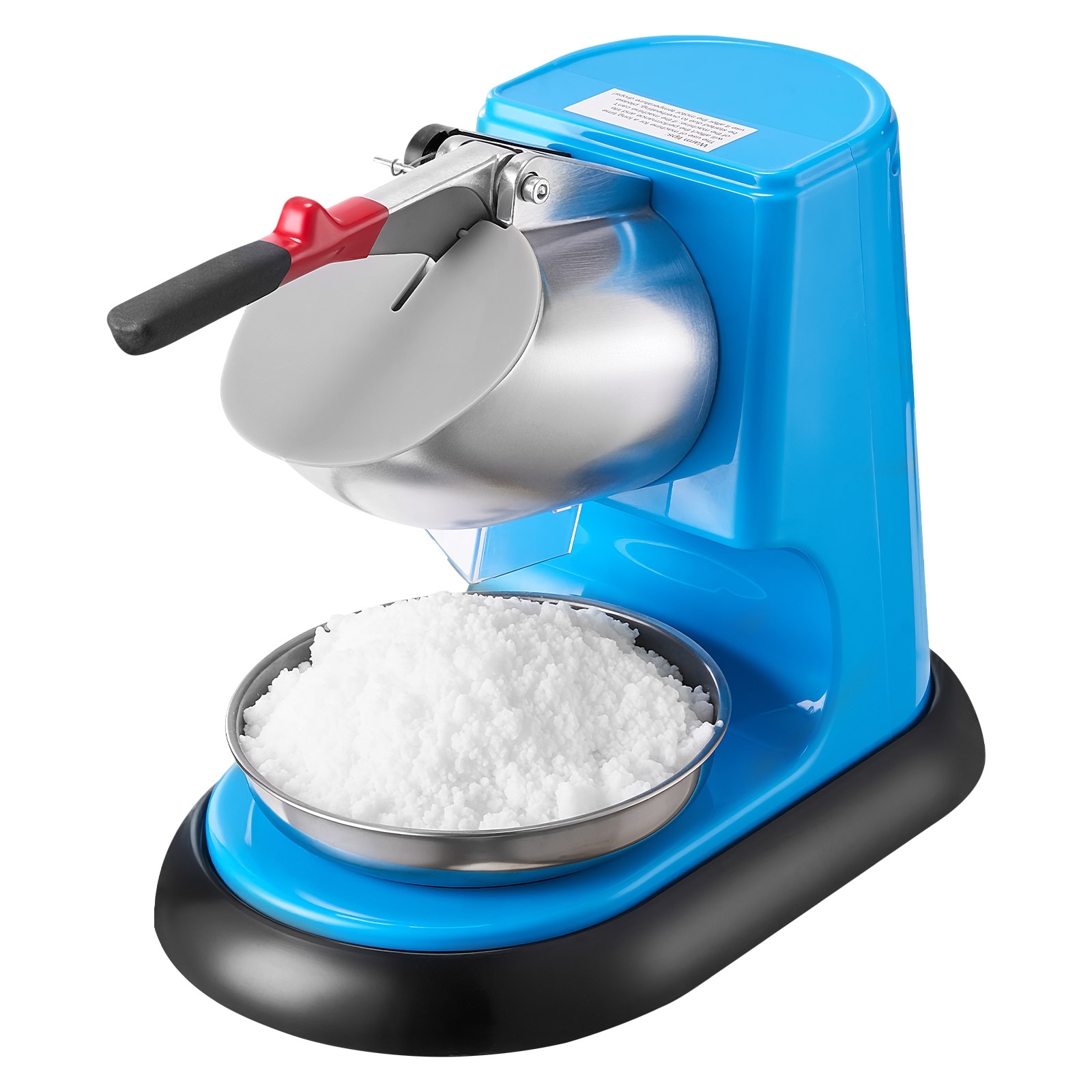 UIMOSO Ice Crusher Machine, Electric 4 Blades Snow Cone Maker, Stainless Steel Shaved Ice Machine with Bowl and Cover