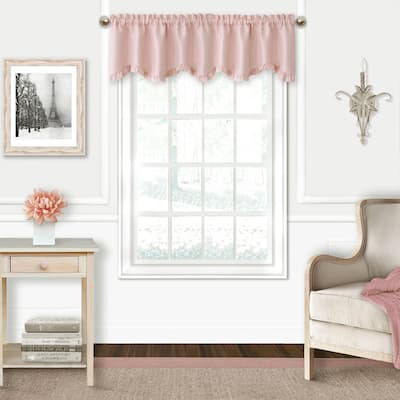 Adaline Nursery and Kids Ruffled Window Valance - 52" w x 15" l