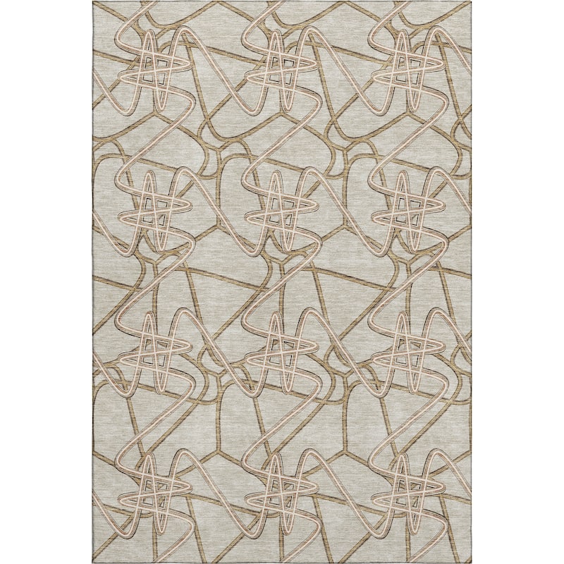 Premium Washable Super Soft Modern Maze Mayfield Rug