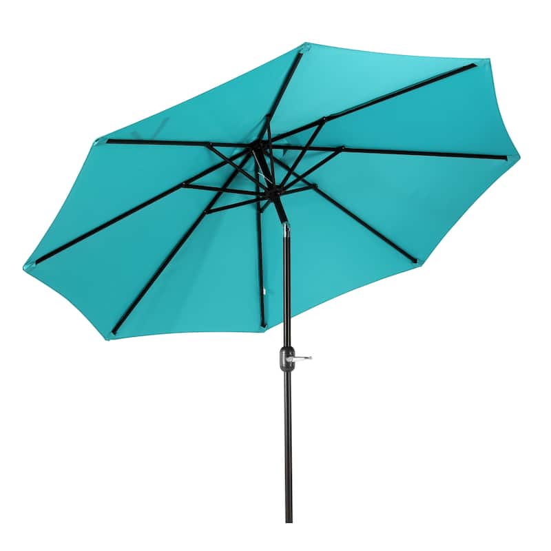 Holme 9-foot Steel Market Patio Umbrella with Tilt-and-Crank