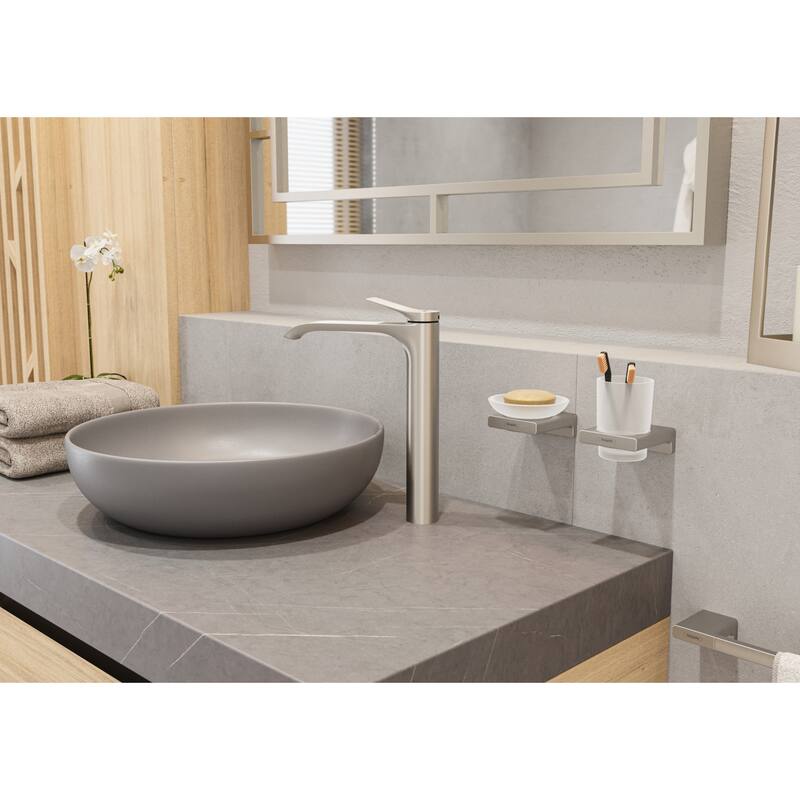 Hansgrohe 41744 AddStoris 13-11/16" Towel Bar - Matte Black