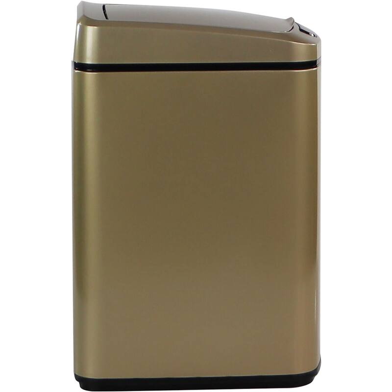 Hanover 9-Liter / 2.3-Gallon Trash Can with Sensor Lid in Gold