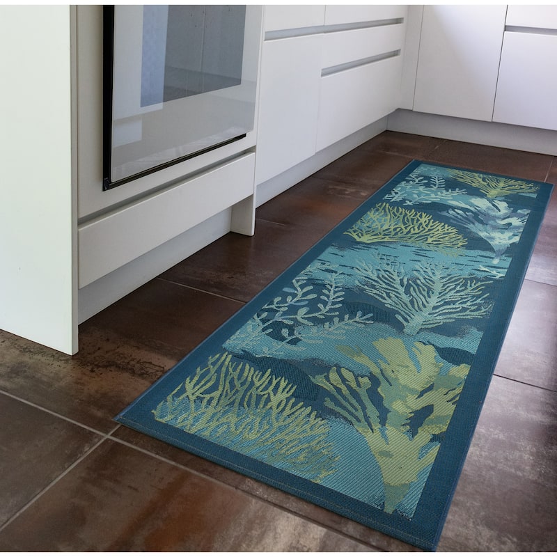 Liora Manne Marina Coral Garden Indoor/Outdoor Rug