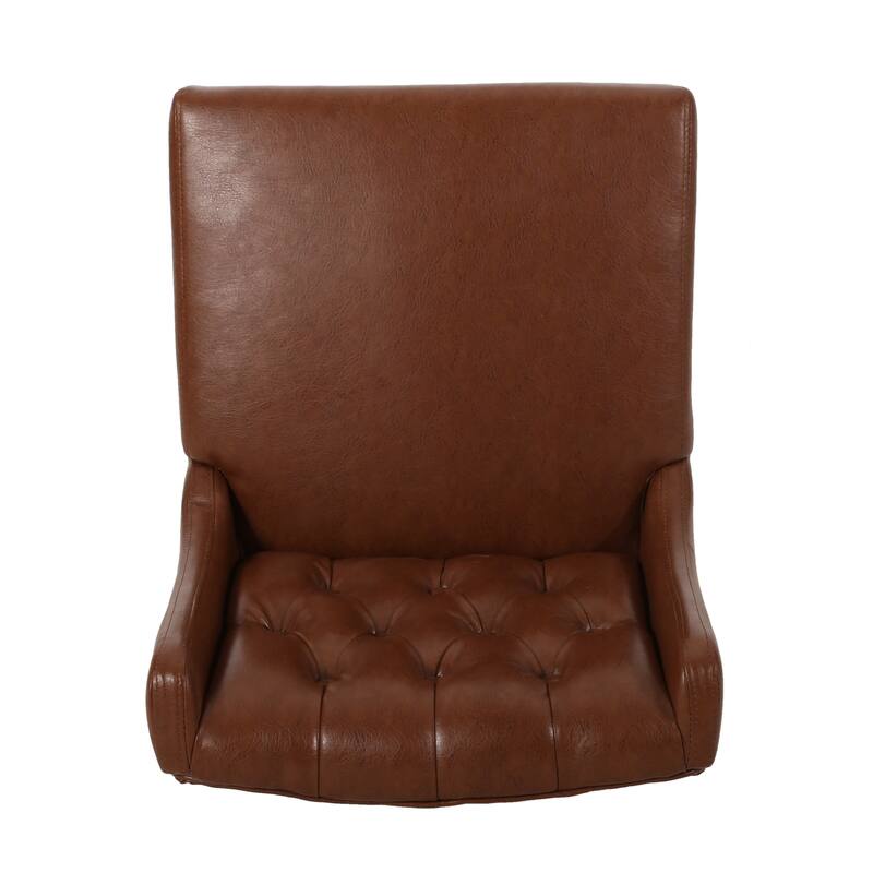 30" Modern Set of 2 Bar Stools with Button-Tufted Backrests Seats, Metal Legs, for Bar Dining Room and Living Room