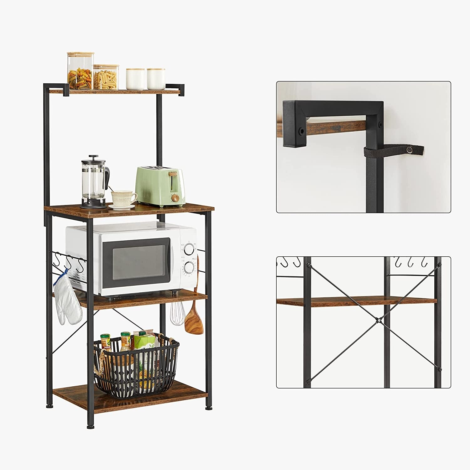 Vasagle kitchen sale bakers rack