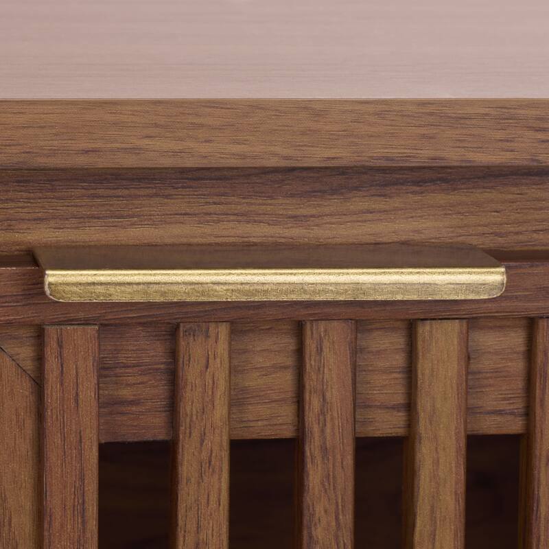 SAFAVIEH Home Quaid 4-Door Sideboard - 62"W x 18"D x 25"H