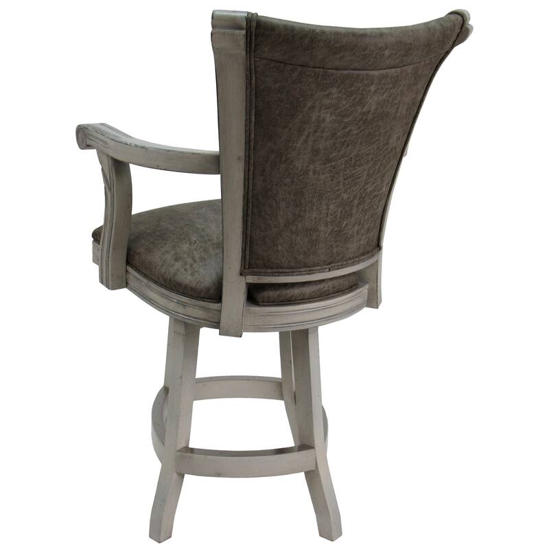 Swivel Wood Counter 26" 30" Extra Tall 34" Bar Stool - Caribbean - 26" seat