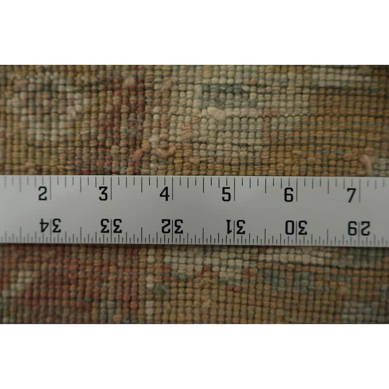 Hand Knotted Oriental 100% Wool Carpet Traditional All-Over Brown Ziegler Area Rug - 3' 9'' X 2' 0''