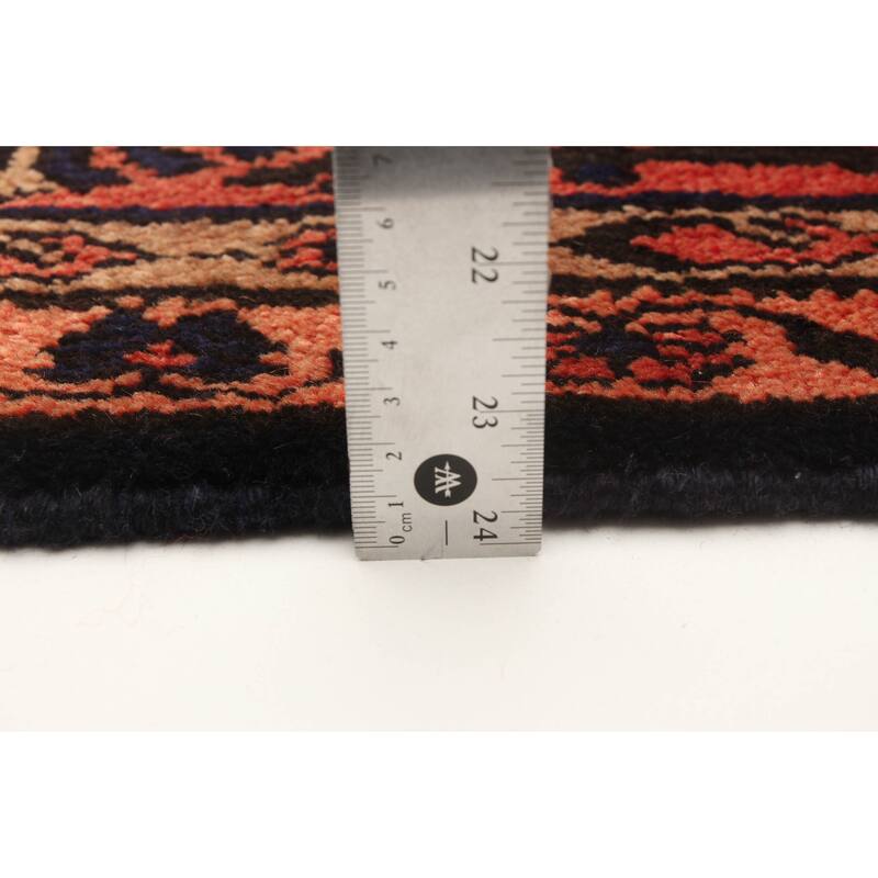 ECARPETGALLERY Hand-knotted Andelz Navy Wool Rug - 3'3 x 10'0