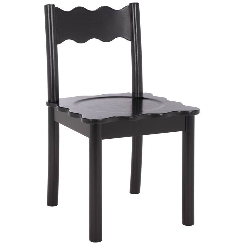 SAFAVIEH Home Nolly Scallop Dining Chair (Set of 2) - 20"W x 19"D x 34"H