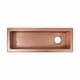 preview thumbnail 7 of 12, Rio Chico Hand Hammered Copper Trough Universal Mount Bar/ Prep Sink