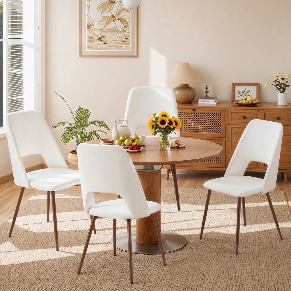 EROMMY Solid Wood Dining Tables - Natural & Espresso (Reinforced Option)