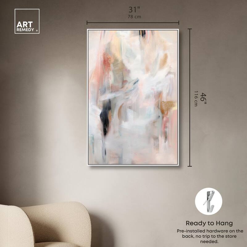Drifting Colors II Canvas by Art Remedy