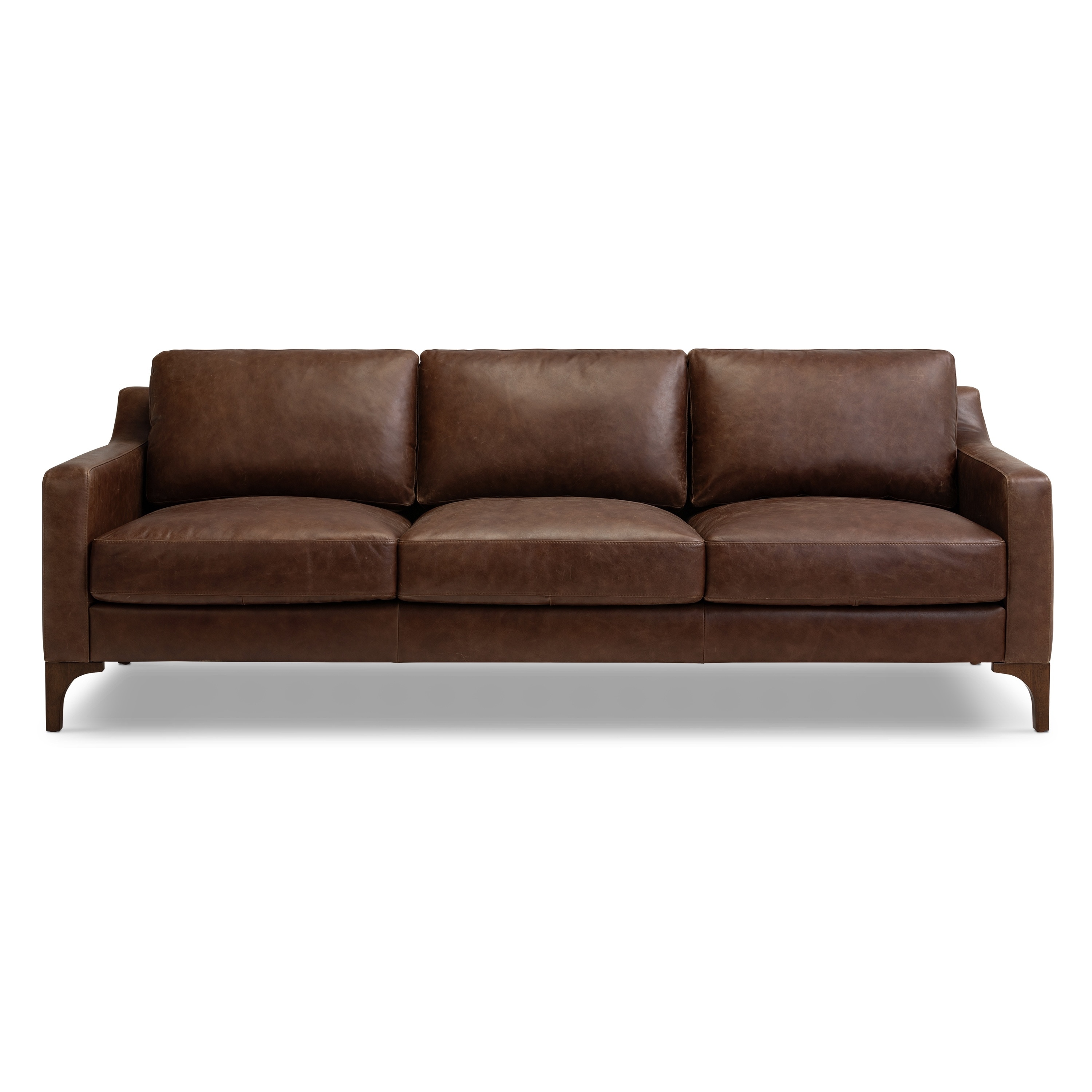 Poly and Bark Sorrento Sofa Genuine Italian Leather On Sale
