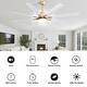 preview thumbnail 109 of 128, Sofucor 52/66/72/76/84Inch Large Ceiling Fan with Dimmable LED Light ,Remote&APP Control,8 Blades for Large Living Room,Porch