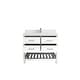 preview thumbnail 117 of 128, Willow Collections 42 x 22 Parker Single Bowl Sink Bathroom Vanity with 2 in Quartz