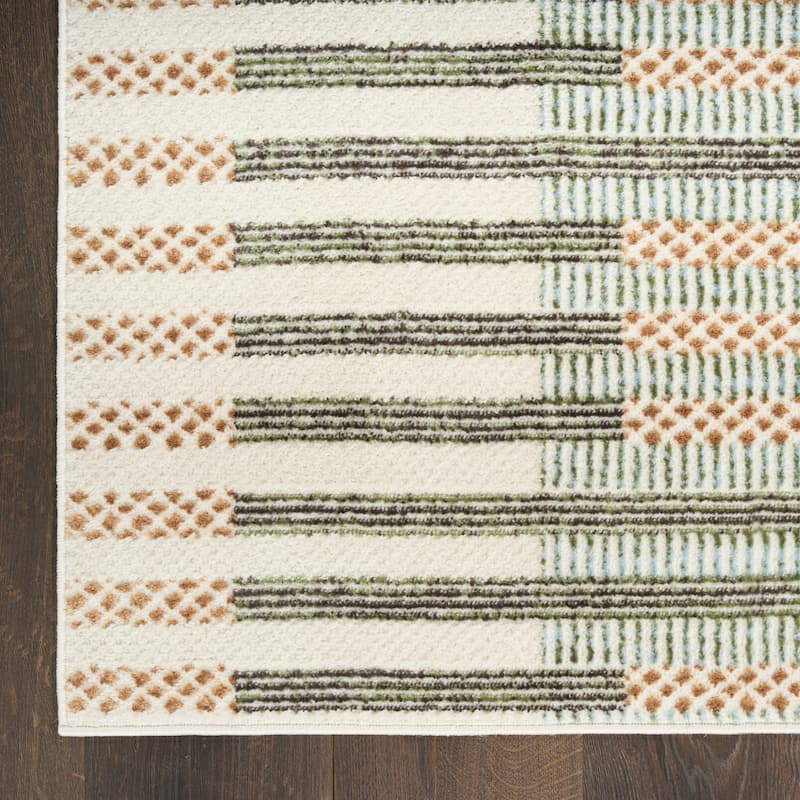 Nourison Nordic Indoor only Geometric Area Rug