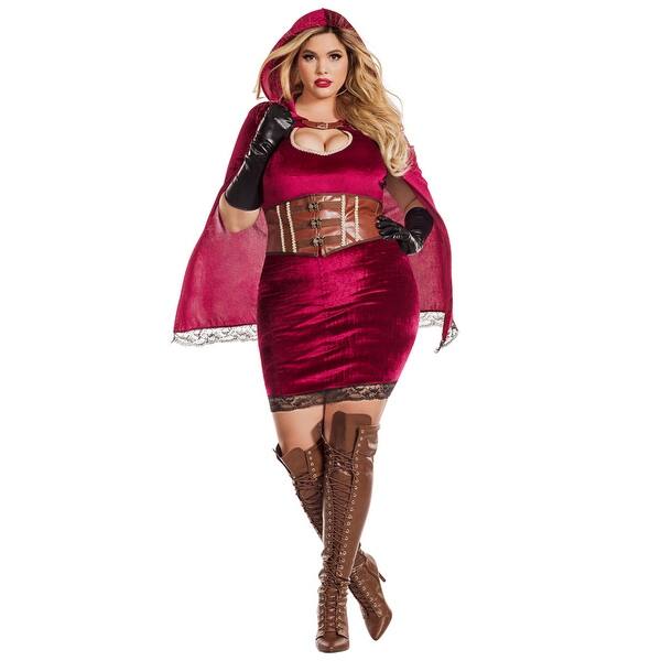Shop Plus Size Dark Red Riding Hood Costume 4x Overstock 27742354