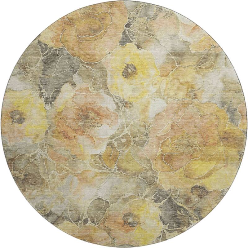 Premium Washable Super Soft Modern Floral Mayfield Rug
