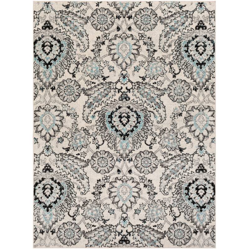 Carson Carrington Irvingsholm Transitional Floral Medallion Area Rug