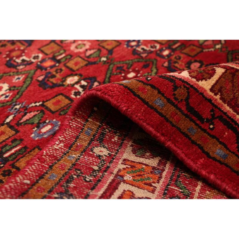 ECARPETGALLERY Hand-knotted Andelz Red Wool Rug - 2'10 x 13'3